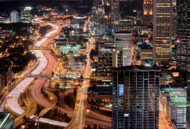 The Atlanta Connector - A screwball idea of merging two incredibly busy interstates into one in the heart of downtown ATL. The Atlanta Connector - A screwball idea of merging two incredibly busy interstates into one in the heart of downtown ATL.