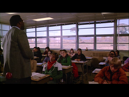 Red Dawn (1984) - Teacher notices soldiers landing outside of the school. Red Dawn (1984) - Teacher notices soldiers landing outside of the school.