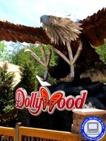 Wild Eagle coaster - eagle statue - 02
