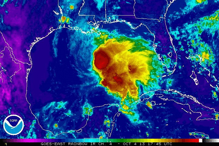 Tropical Storm Karen - animated IR loop Tropical Storm Karen - animated IR loop