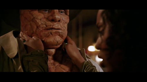 Fantastic Four (2005) - Alicia Masters isn't scared of Ben Grimm's appearance. Fantastic Four (2005) - Alicia Masters isn't scared of Ben Grimm's appearance.
